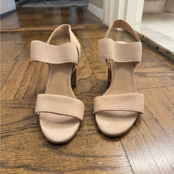 Aldo | Block Heels |  Color: Light Pink/Nude Wooden Textured | Size: 7 - Picture 5 of 7